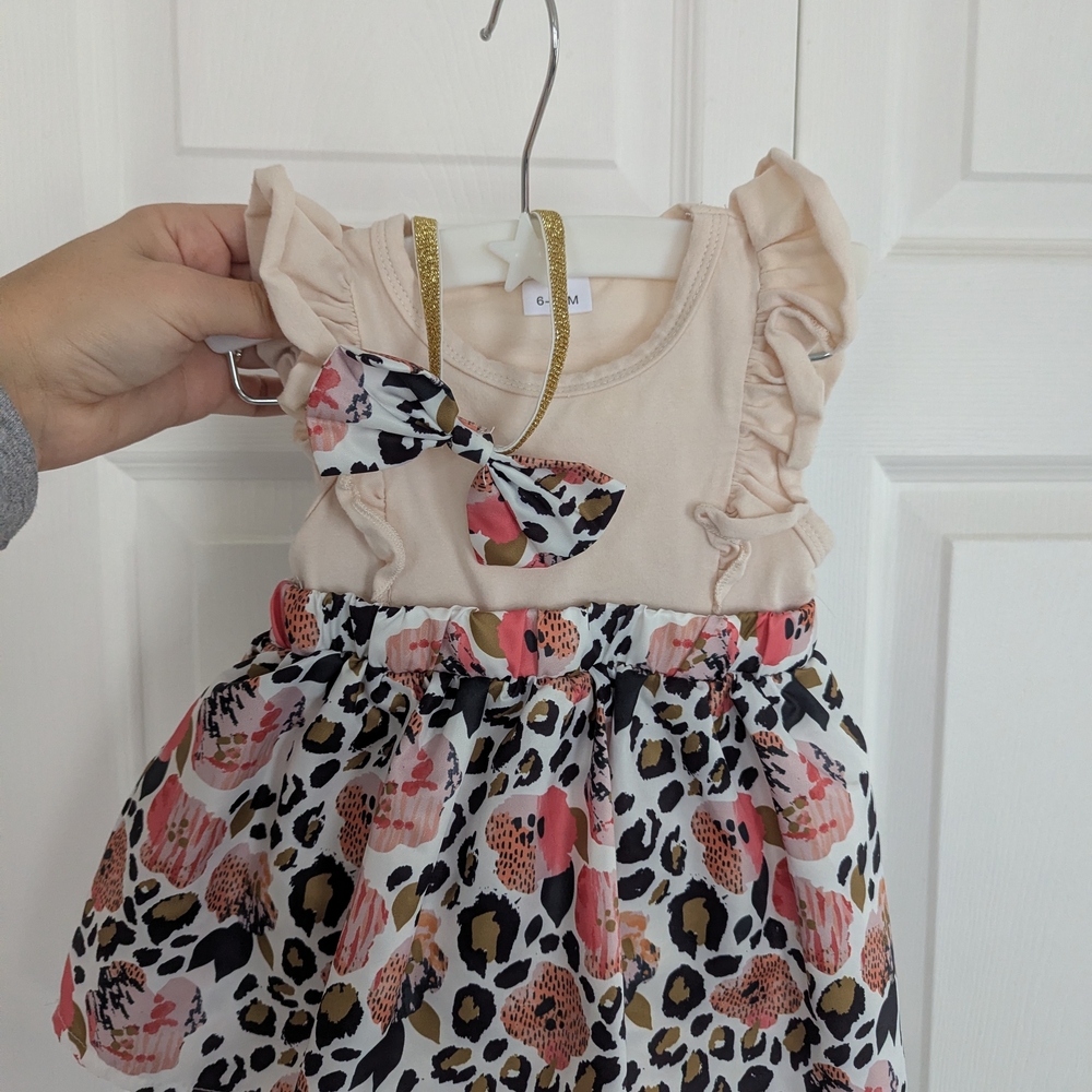 Adorable Baby Ruffle Dress with Bow